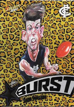 2020 Select Footy Stars - Starburst Caricature Leopard #SBL12 Sam Walsh Front